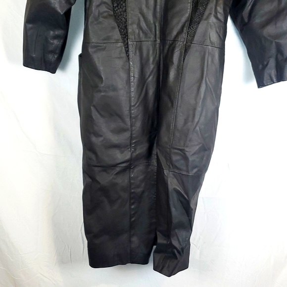 Vintage Pelle Insulated Leather Trenchcoat - Picture 7 of 9